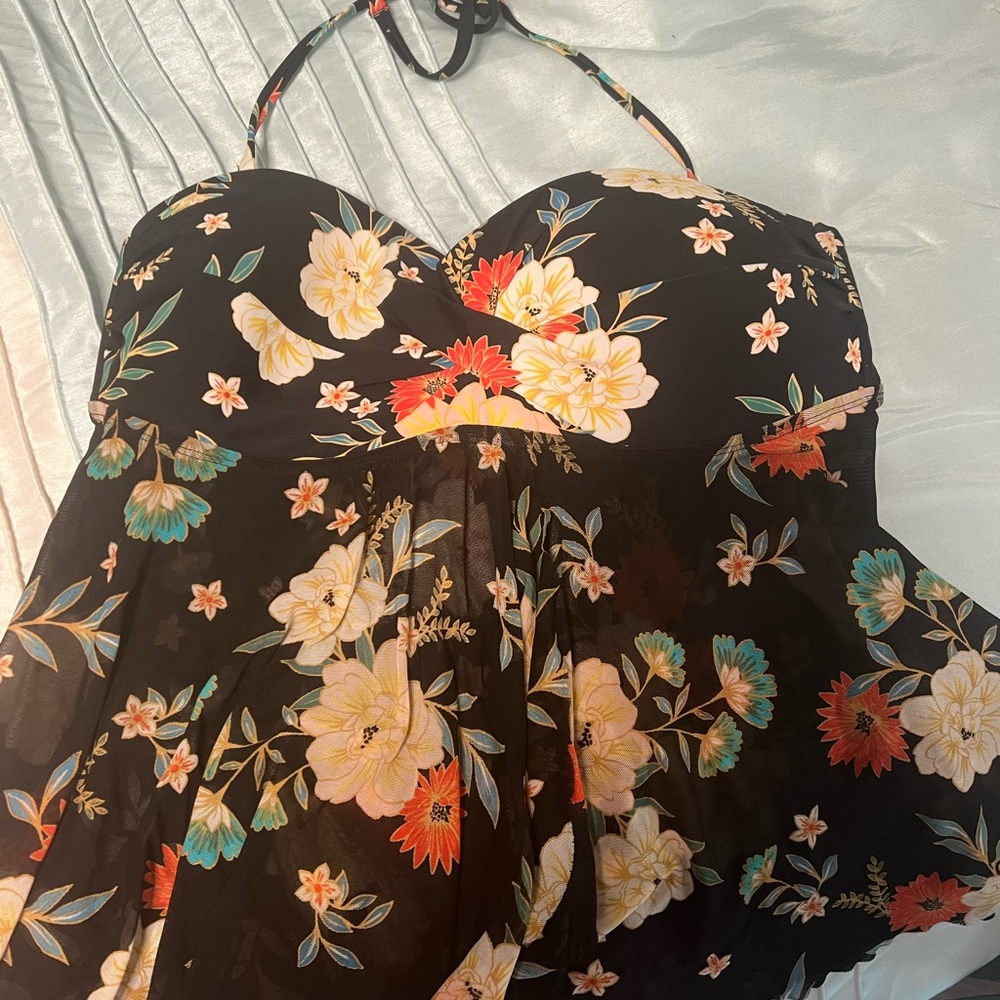 Swim top sheer